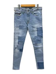 RESOUND CLOTHING (リサウンドクロージング) LOAD DENIM ロードデニム ストレッチデニムパンツ パッチワーク 2 ブルー メンズ/025のサムネイル