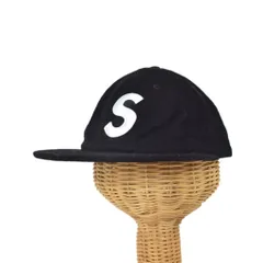 シュプリーム SUPREME BOILED WOOL S LOGO 6 PANEL CAP Sロゴ キャップ 帽子 黒 ブラックのサムネイル