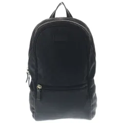 GUCCI (グッチ) GGナイロン バックパック リュックサック ブラック ナイロン×キャンバス 449181 ブラック金具のサムネイル