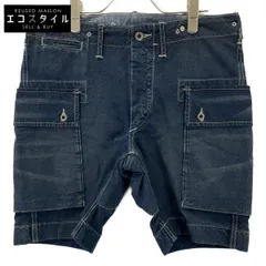 RRL　ダブルアールエル　インディゴ デニムカーゴ ショート パンツ　30のサムネイル