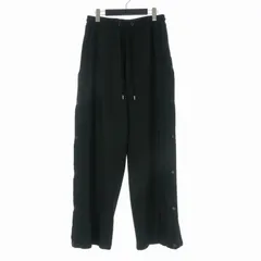 ファセッタズム FACETASM BASKETBALL SWEAT PANTS スウェットパンツ サイドボタン 3 ブラック 黒 NAT-PT-U04のサムネイル