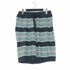 ジェラートピケオム GELATO PIQUE HOMME ルームウェア ショートパンツ ハーフパンツ ボーダー M ブルー系 青系 PMNP242938のサムネイル