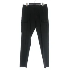 ディースクエアード DSQUARED2 23AW Flannel Cigarette Fit Pant フランネル カーゴパンツ スラックス 44 ブラック 黒 S71KB0578 国内正規のサムネイル