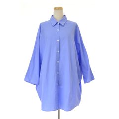 極美品 フレームワーク ハーフスリーブポンチョシャツ 25SS ブルー