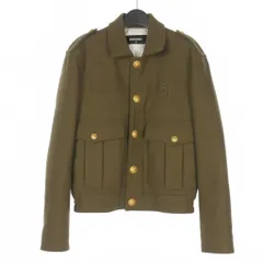 ディースクエアード DSQUARED2 23AW Insulated Jacket ウール ジャケット ブルゾン 42 カーキグリーン S71AN0467 国内正規のサムネイル