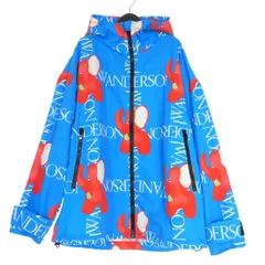 ジェイダブリューアンダーソン JWアンダーソン J.W.ANDERSON ELEPHANT SHELL JACKET フーデッドナイロンジャケット パーカー 長袖 L ブルー 青 JK0176PG1015800 国内正規のサムネイル