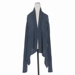 リックオウエンス Rick Owens 14SS VICIOUS期 ドレープ ニット カーディガン 長袖 M PASSPORT ネイビー RP14S4649-C 国内正規のサムネイル