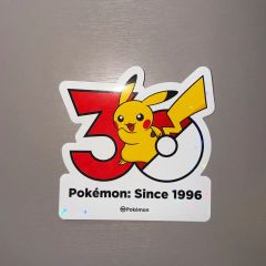 韓国限定 ポケモン 30周年記念 ステッカー 公式品 シール ピカチュウ