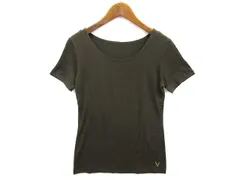 ヨシエイナバ yoshie inaba Tシャツ カットソー ラウンドネック テンセル ストレッチ 半袖 ダークグリーン 38のサムネイル