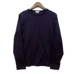 マッキントッシュフィロソフィー MACKINTOSH PHILOSOPHY 総柄 クルーネック Tシャツ 長袖 ネイビー 紺 38のサムネイル