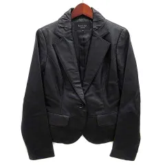 ケティ KETTY Luxury レザー ジャケット テーラード ブラック 黒 3のサムネイル