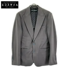 DOLCE&GABBANA　ドルチェアンドガッバーナ　G2EO5T グレー コットン テーラードジャケット　46のサムネイル