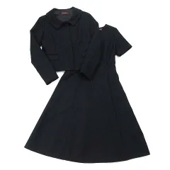 クレイサス CLATHAS スーツ ワンピース セット フラットカラー ジャケット 紺 ネイビー 38のサムネイル
