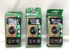 未使用品】FUJIFILM 写ルンです SIMPLE ACE 27枚撮 3個セット - メルカリ