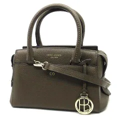 ヘンリーベンデル HENRI BENDEL 2WAY ミニ キャリーオール レザー クロスボディバッグ 斜め掛け モカグレーのサムネイル