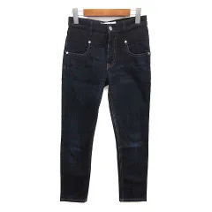 マルニ MARNI DENIM EDITION ウエスト 切替 デニム パンツ ジーンズ ストレッチ ウール混 バイカラー インディゴ ブラック 23のサムネイル