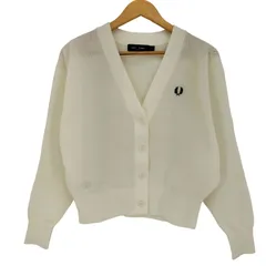 フレッドペリー FRED PERRY Vネックメッシュカーディガン レディース UK：36 のサムネイル
