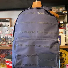 MP470) Calvin Klein Jeans リュックサック 総柄 中古 現状品 / カルバンクラインジーンズ デイパック バックパック メンズ 合同会社PVHジャパンのサムネイル