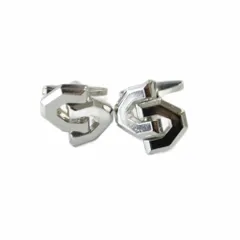 クリスチャンディオール Christian Dior カフス CDロゴ シルバーカラー 銀色 /KW ■GY11のサムネイル