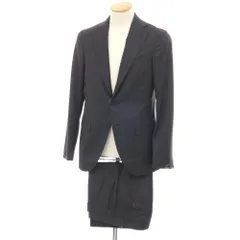 【新品】カナーリ CANALI ウール 3つボタンスーツ ダークグレー【サイズ44】【メンズ】のサムネイル