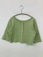 Chico チコ カーディガン/ボレロ F ライトグリーン ナイロン 無地 ショート丈 半端袖 レディースのサムネイル