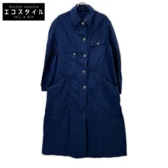 DRIES VAN NOTEN　ドリスヴァンノッテン　ユグランス社 ブルー センターベント マルチポケットロングシャツコート　SMALLのサムネイル
