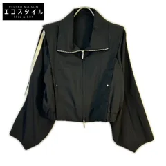 Adam et Rope　アダムエロペ　24SS ブラック サイドラインブルゾン　Fのサムネイル