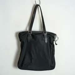 正規 BURBERRY バーバリー ナイロン レザーハンドル トート バッグ 8019899 黒 本物 4251Q♪のサムネイル