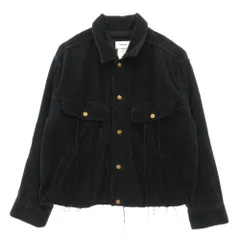 doublet ダブレット 21AW 21AW54OD02 Cut Off Corduroy Jacket カットオフ コーデュロイ ジャケット ブラック系 M【中古】のサムネイル