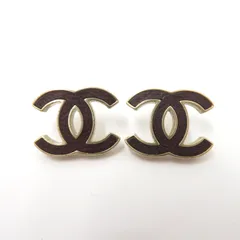 【瀬戸大橋店】 中古 CHANEL | シャネル ピアス ココマーク ダークブラウン 【135】のサムネイル