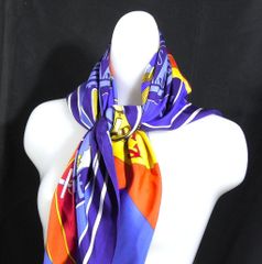 美品 HERMES エルメス スカーフ カレ90 大判シルク100％ D643 - メルカリ