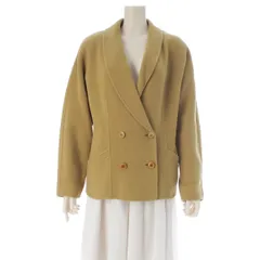 グッチ 80S ウール アウター コート イエロー系 42【中古】のサムネイル