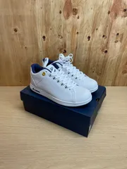 未使用展示品　K-SWISS　ケースイス　メンズコートスニーカー　ホワイト×ゴールド　27.5cm　タグ付き　箱ありのサムネイル