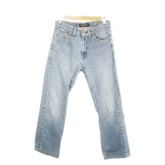 ポロジーンズ ラルフローレン POLO JEANS デニム ジーンズ 29 青 ブルー インディゴ ウォッシュ加工 ストレート /MN21 ■GY61のサムネイル