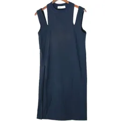 TOGA トーガ 20SS 日本製 Cold Shoulder Jersey Top オープンショルダーワンピース TA01-JH068 38 ネイビー ARCHIVES スリット ドレス トップス g3739のサムネイル