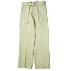 新品 UNUSED アンユーズド 20SS 日本製 BELTED PANTS ベルテッドチノパンツ UW0840 2 Beige ジップフライ ボトムス g6511のサムネイル