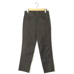 BEAMS ビームス スリットカットオフパンツ 11-21-0894-791 S ダークブラウン セミフレア ジップフライ ボトムス g11103のサムネイル