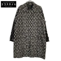 BOTTEGA VENETA　ボッテガヴェネタ　カーキ チェック スプリング コート　46のサムネイル