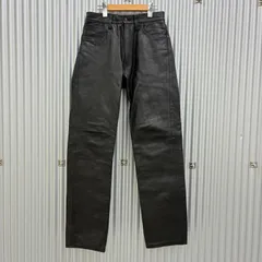 Aero Leather ブラックレザーパンツのサムネイル