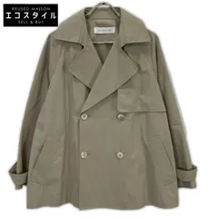 GALERIE VIE　ギャルリーヴィー　24SS ベージュ パウダーコットンツイル ショートトレンチコート　36のサムネイル