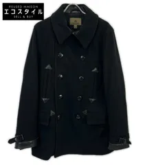 NIGEL CABOURN　ナイジェルケーボン　8090030000 ブラック  ダブルブレストピーコート　50のサムネイル