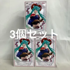 未開封 初音ミク Wonderland 長靴を履いた猫 フィギュア 3個セット SF7F37 c107のサムネイル