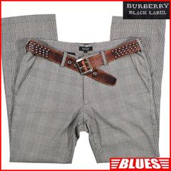 BURBERRY BLACK LABE 廃盤 バーバリーブラックレーベル チェックパンツ W31 チノパン 79 メンズ バーバリー_ウエスト78cmから82cm一覧←SEULB屋着古← HS774のサムネイル
