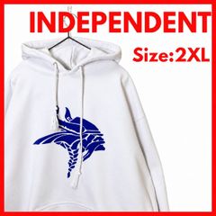【美品】古着　スクールロゴ　バイキングス　パーカー　メンズ　2XL