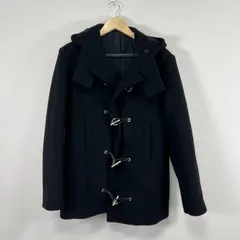 BALENCIAGA バレンシアガ 14AW レザートグルウールメルトンダッフルコート 356497 TKJ09 ブラック 46のサムネイル