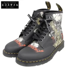 Dr.Martens　ドクターマーチン　新品同様 METALLICA SKULL LIGHTENING 8 ホール ブーツ シューズ メンズ ブラック 7 1460　7のサムネイル