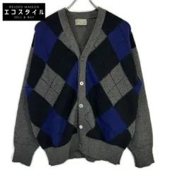COMMEdesGARCONS HOMME　コムデギャルソンオム　90s 田中オム HN-080180 アーガイルニットカーディガン　表記なしのサムネイル