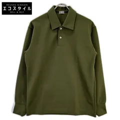 COMMEdesGARCONS HOMME　コムデギャルソンオム　00s 田中オム HC-T030 カーキ ロングスリーブ ポロシャツ　表記なしのサムネイル