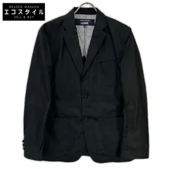 COMMEdesGARCONS HOMME　コムデギャルソンオム　26SS HQ-J103 ブラック センターベント パッチポケット 綿ブロードジャケット　Sのサムネイル
