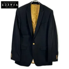 DOLCE&GABBANA　ドルチェアンドガッバーナ　G2858T ブラック ヴァージンウール100 金ボタン ブレザーのサムネイル